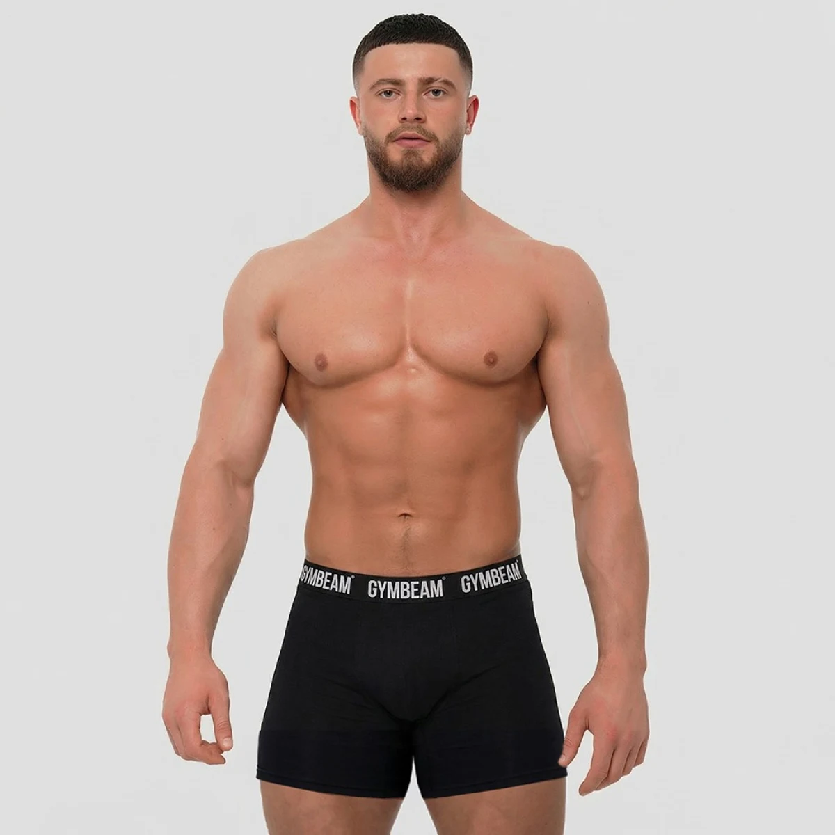GymBeam Boxeri pentru bărbați FIT 3Pack Black · záber 4