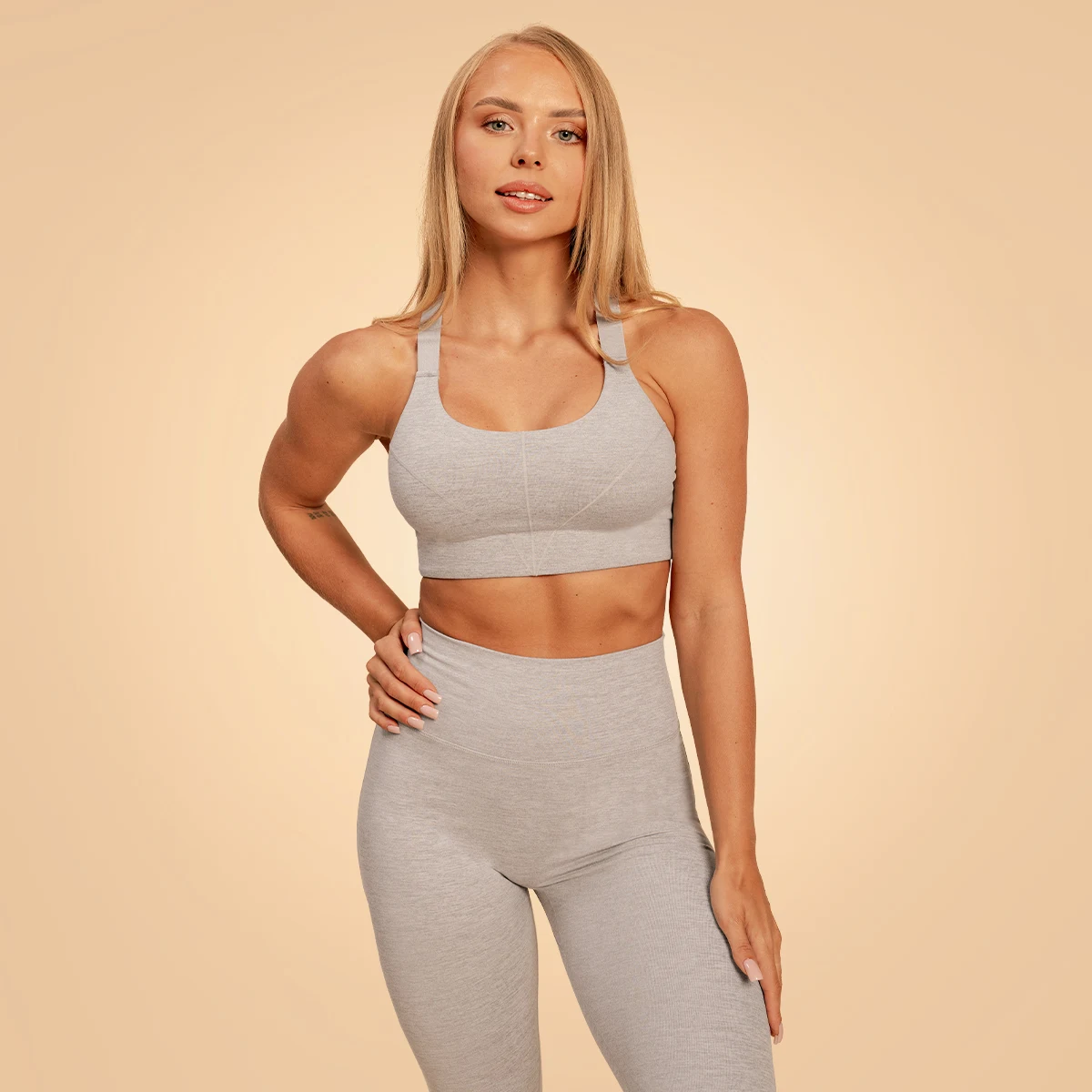 BeastPink Sutien sport Sense Grey · záber 4