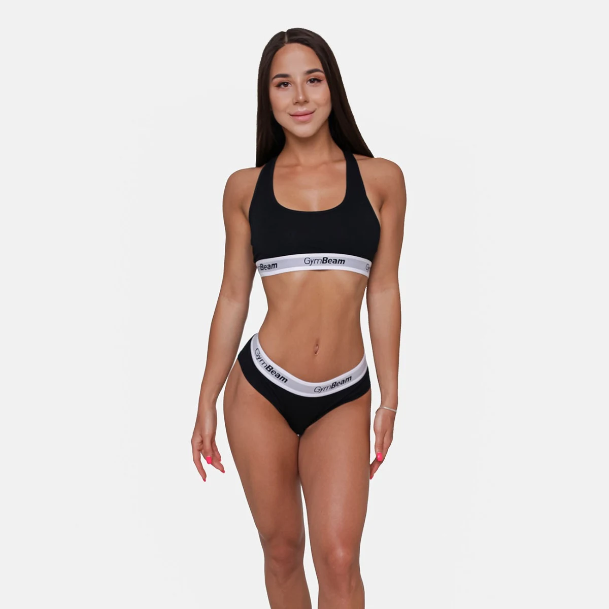 GymBeam Chiloți Briefs 3Pack Black · záber 3