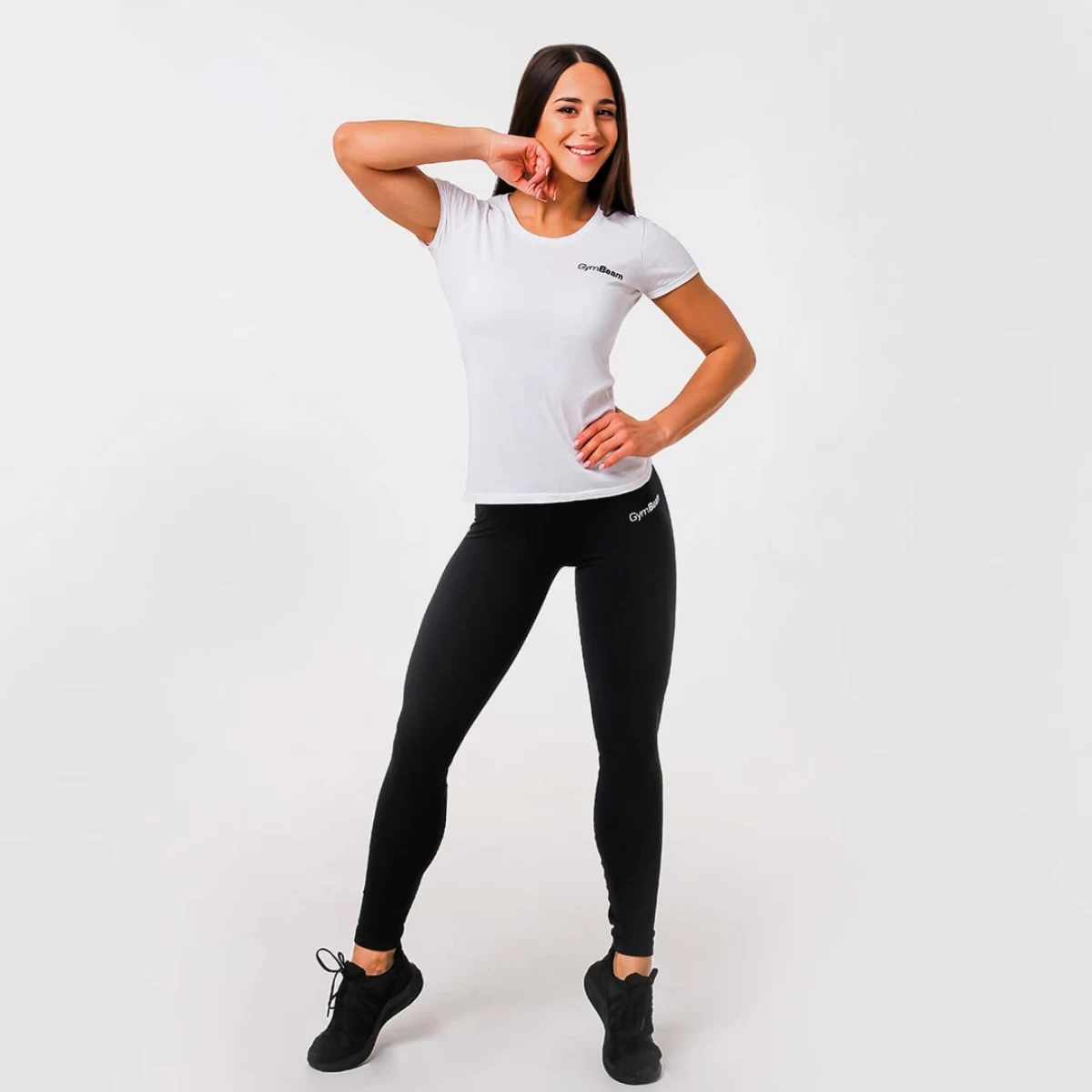 GymBeam Tricou pentru femei Basic White · záber 3