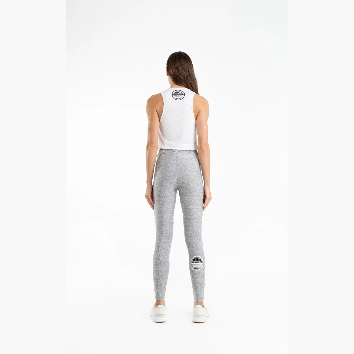 LABELLAMAFIA Pantaloni sport pentru femei Essentials Grey · záber 5