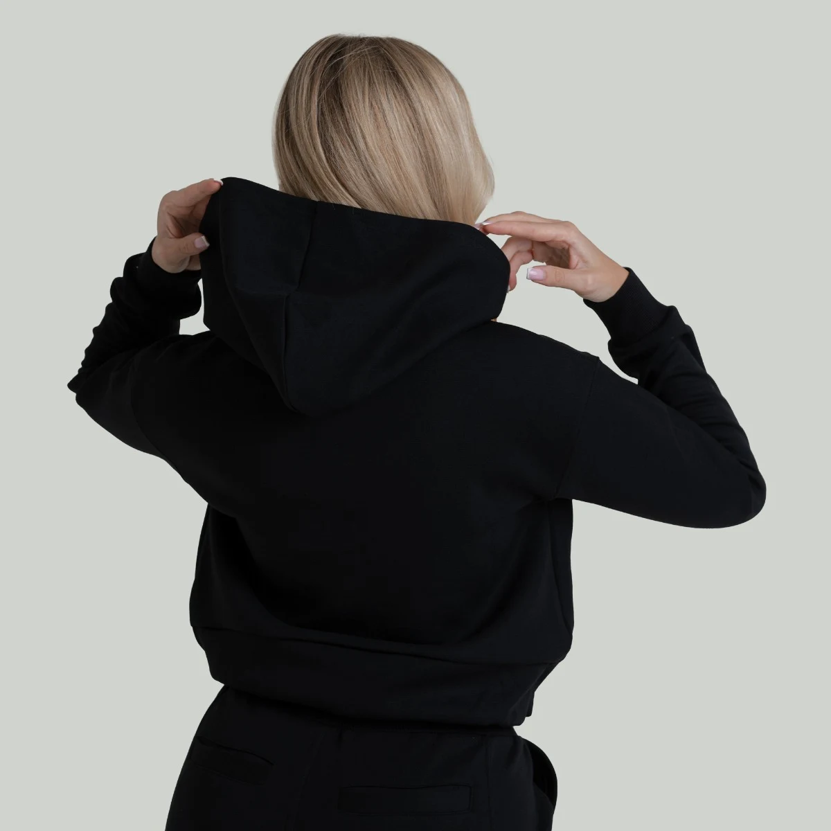 STRIX Hanorac pentru femei ZOA Zip-Up Black · záber 3