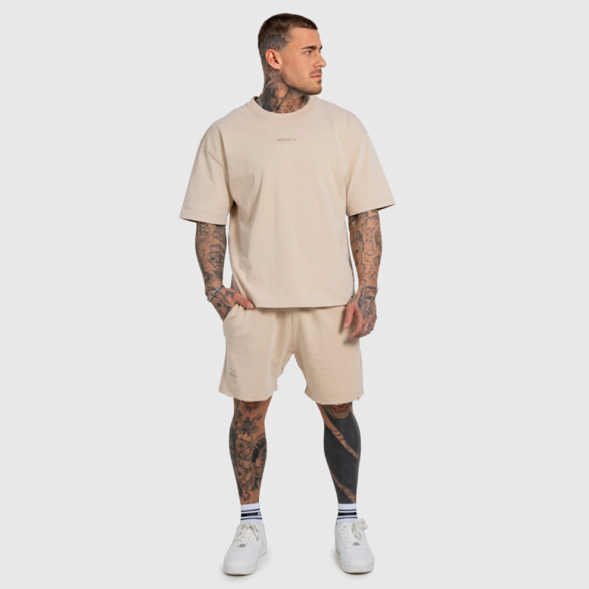 Set bărbați Iron Aesthetics X Washed, bej · záber 1