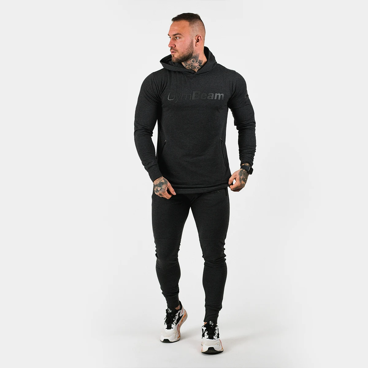 GymBeam Hanorac Urban Grey · záber 4