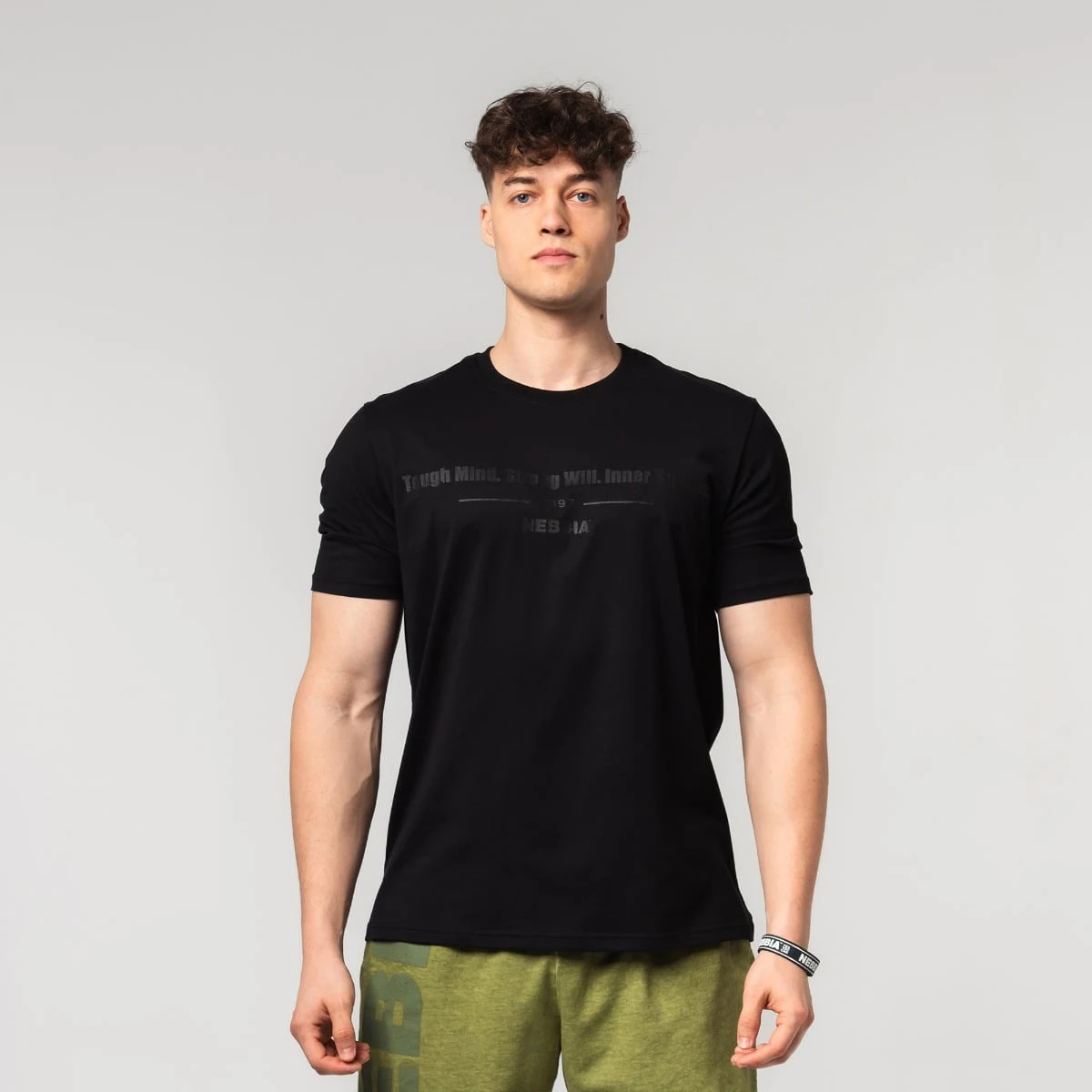 NEBBIA Tricou FLEXIN Black · záber 1