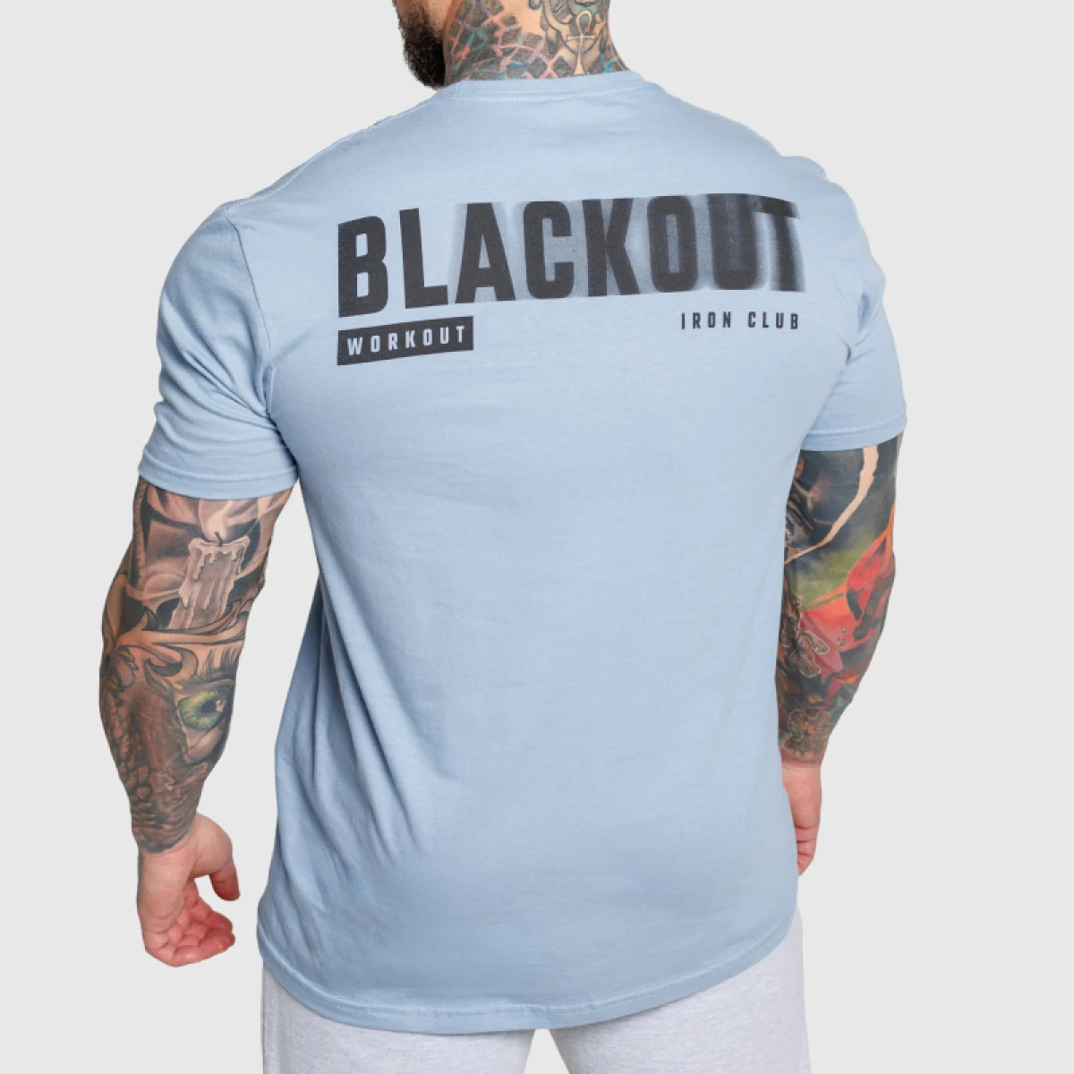 Tricou bărbați Iron Aesthetics Blackout, albastru · záber 1