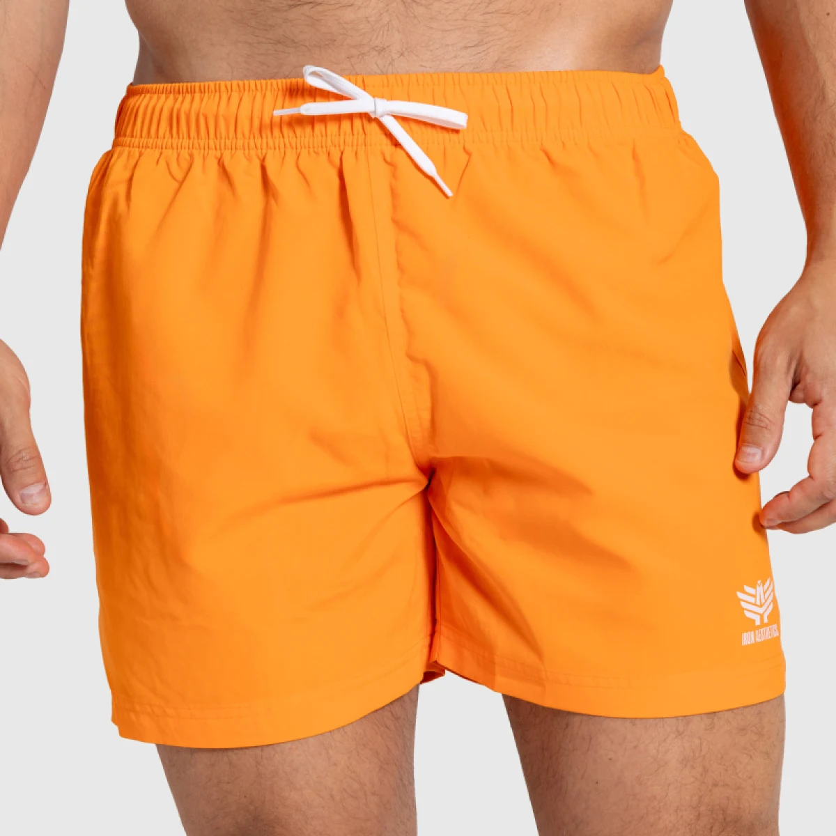 Șorturi baie bărbați Iron Aesthetics Sunshine, portocalii · záber 1