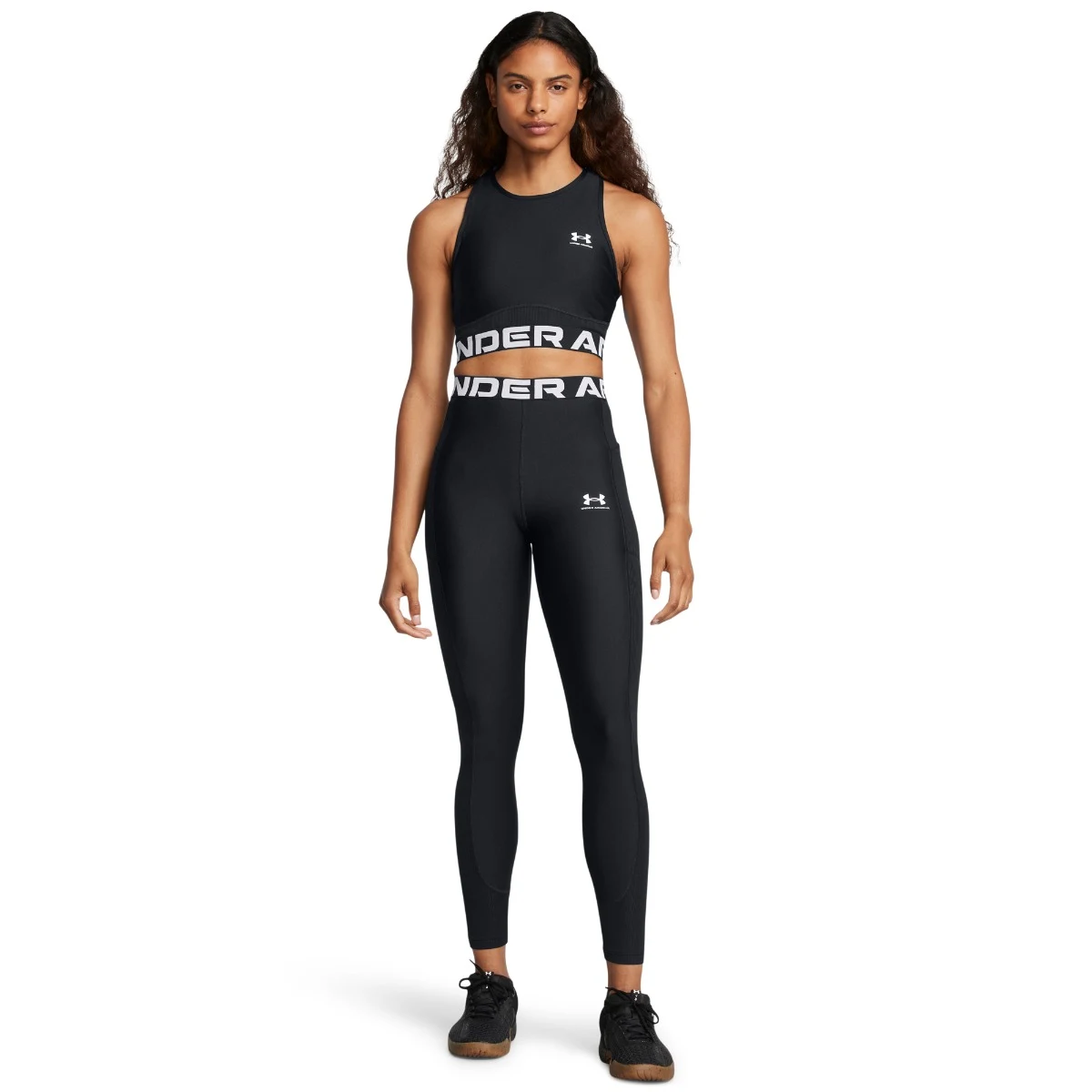 Under Armour Women‘s leggings HeatGear Rib Legging Black · záber 4