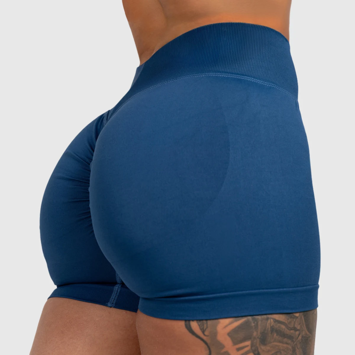 Pantaloni scurți sport Iron Aesthetics Shape, albaștri midnight · záber 1