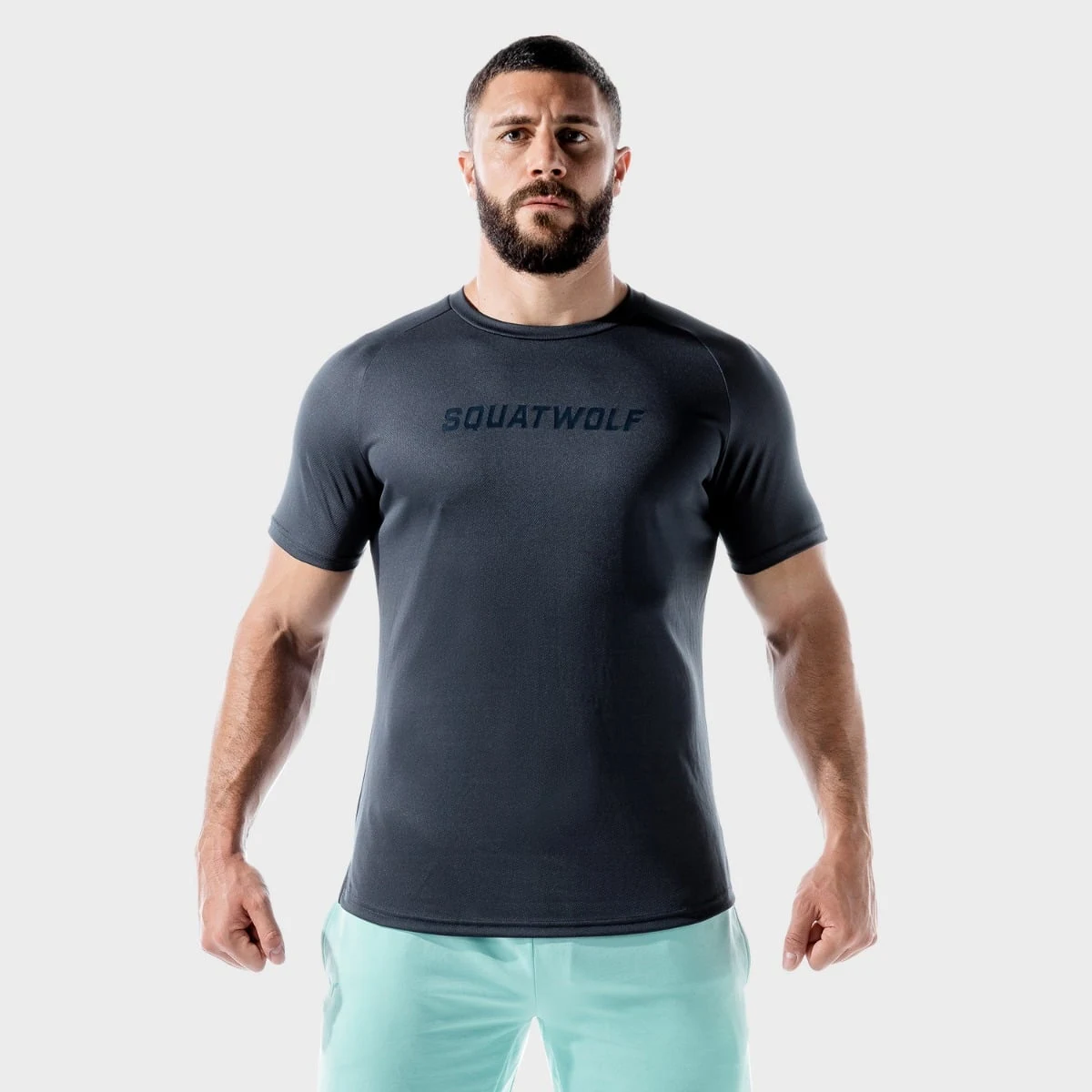 SQUATWOLF Tricou LAB360º Recycled Mesh Tee Blue Nights · záber 1