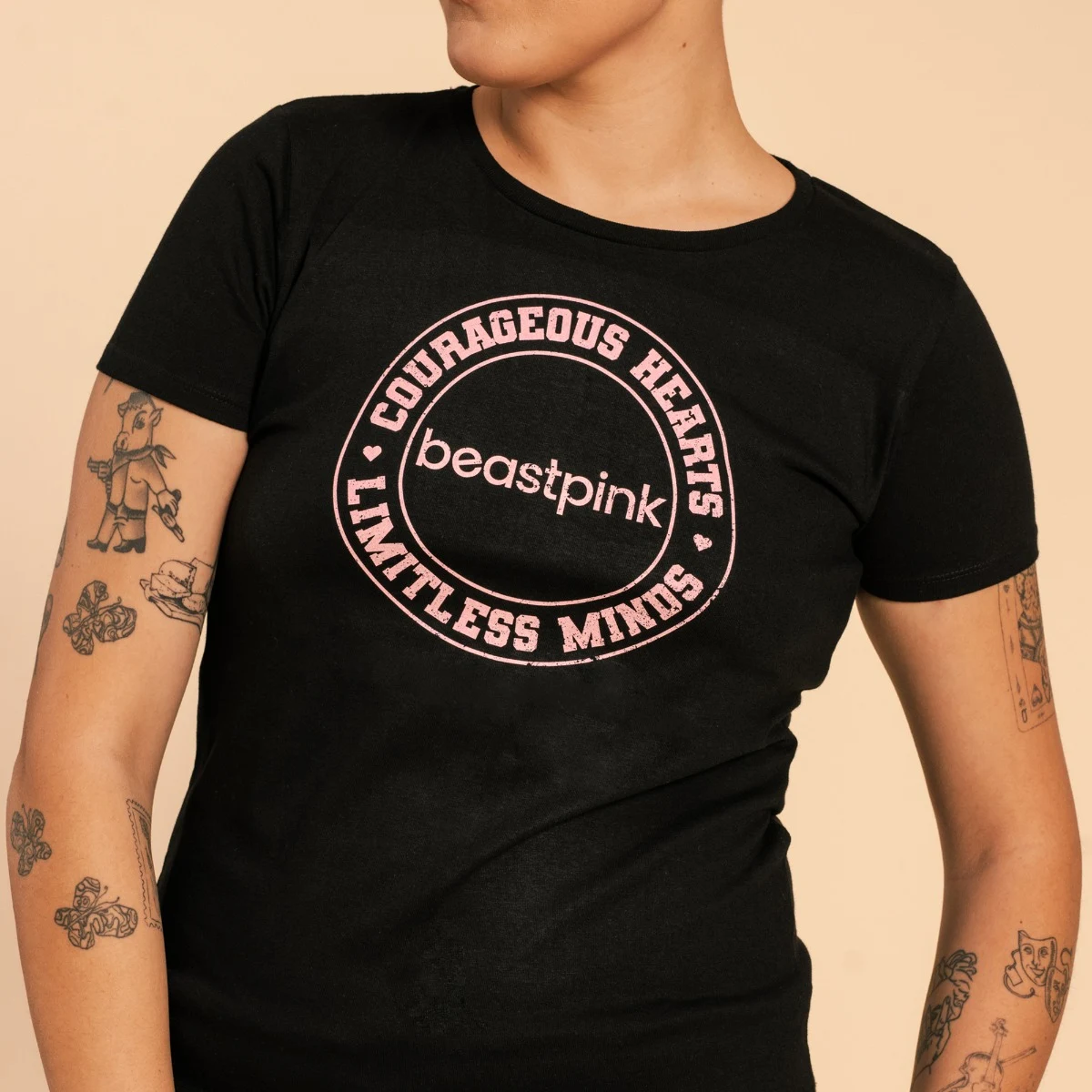 BeastPink Tricou pentru femei Serenity Black · záber 2