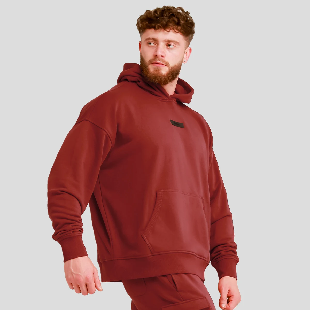 GymBeam Unstoppable Hoodie Red · záber 5