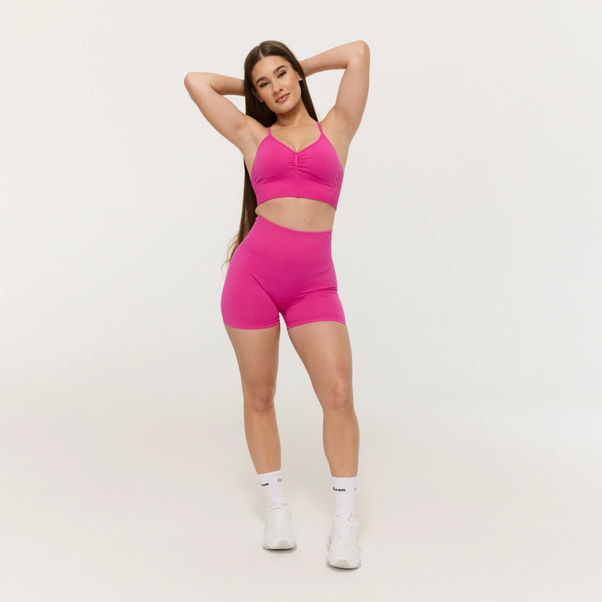 GymBeam Sutien Sport Seamless Sculpt Rose · záber 3
