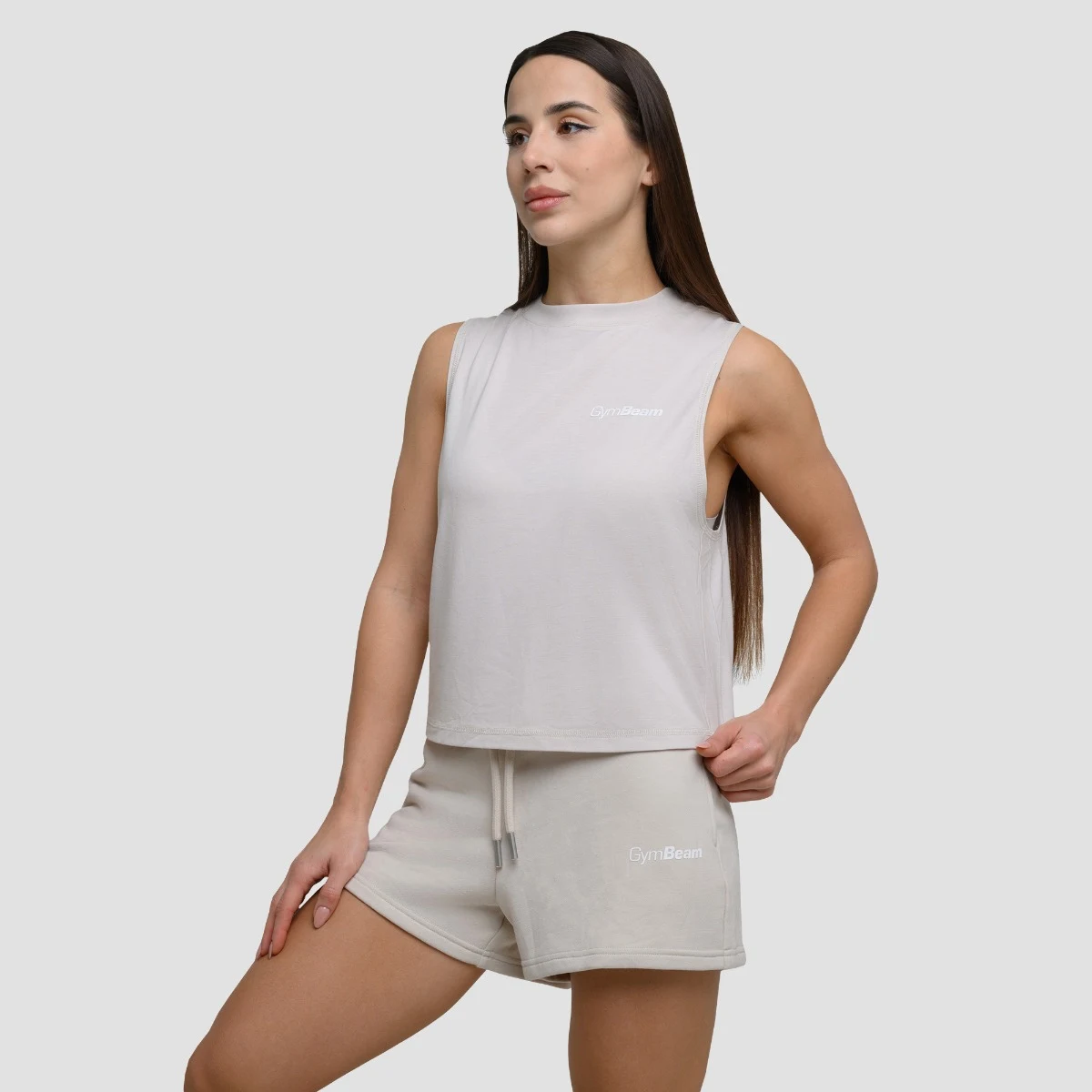 GymBeam Pantaloni scurți sport pentru femei Agile Desert · záber 4