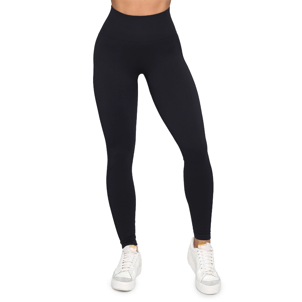 GymBeam Colanți pentru femei Lift Seamless Black · záber 5