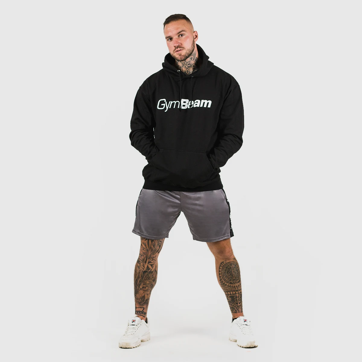GymBeam Hanorac PRO Hoodie Black · záber 3