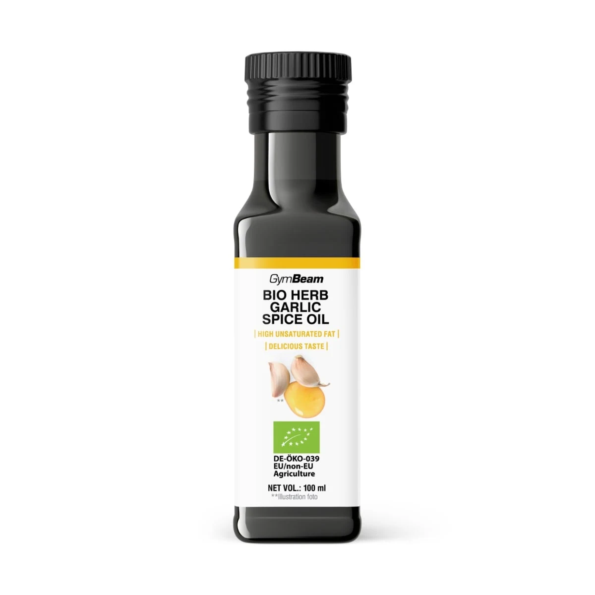 GymBeam BIO Ulei de Ierburi și usturoi · záber 1