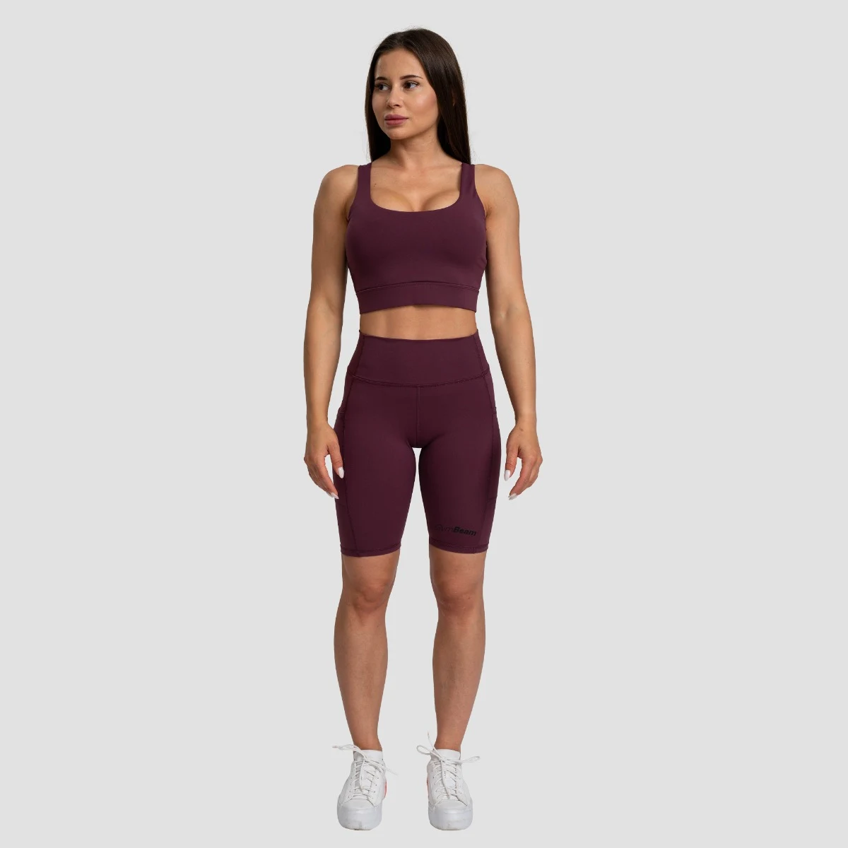 GymBeam Sutien sport Cut-Out Eggplant · záber 5
