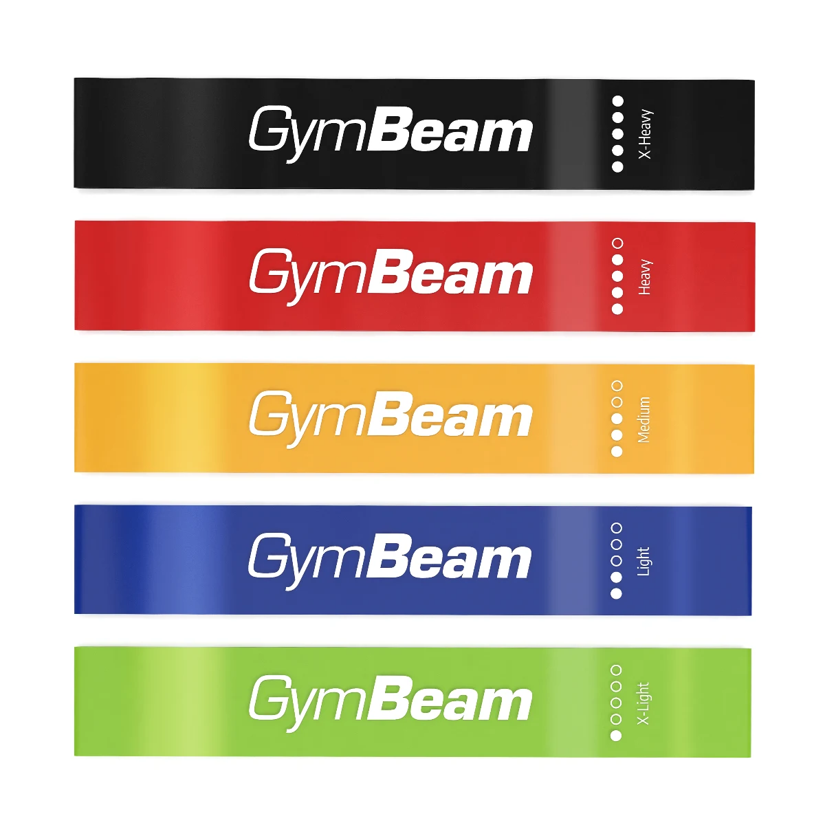 GymBeam Set de benzi elastice Resistance 5 · záber 2