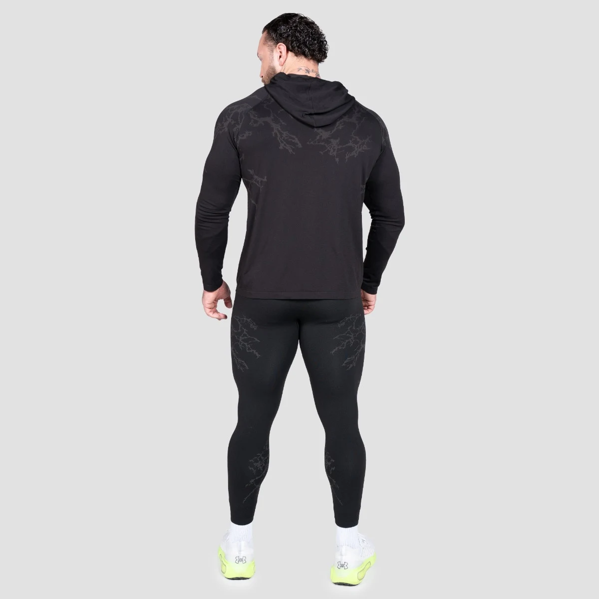 GymBeam Tricou cu mânecă lungă Static Black · záber 5
