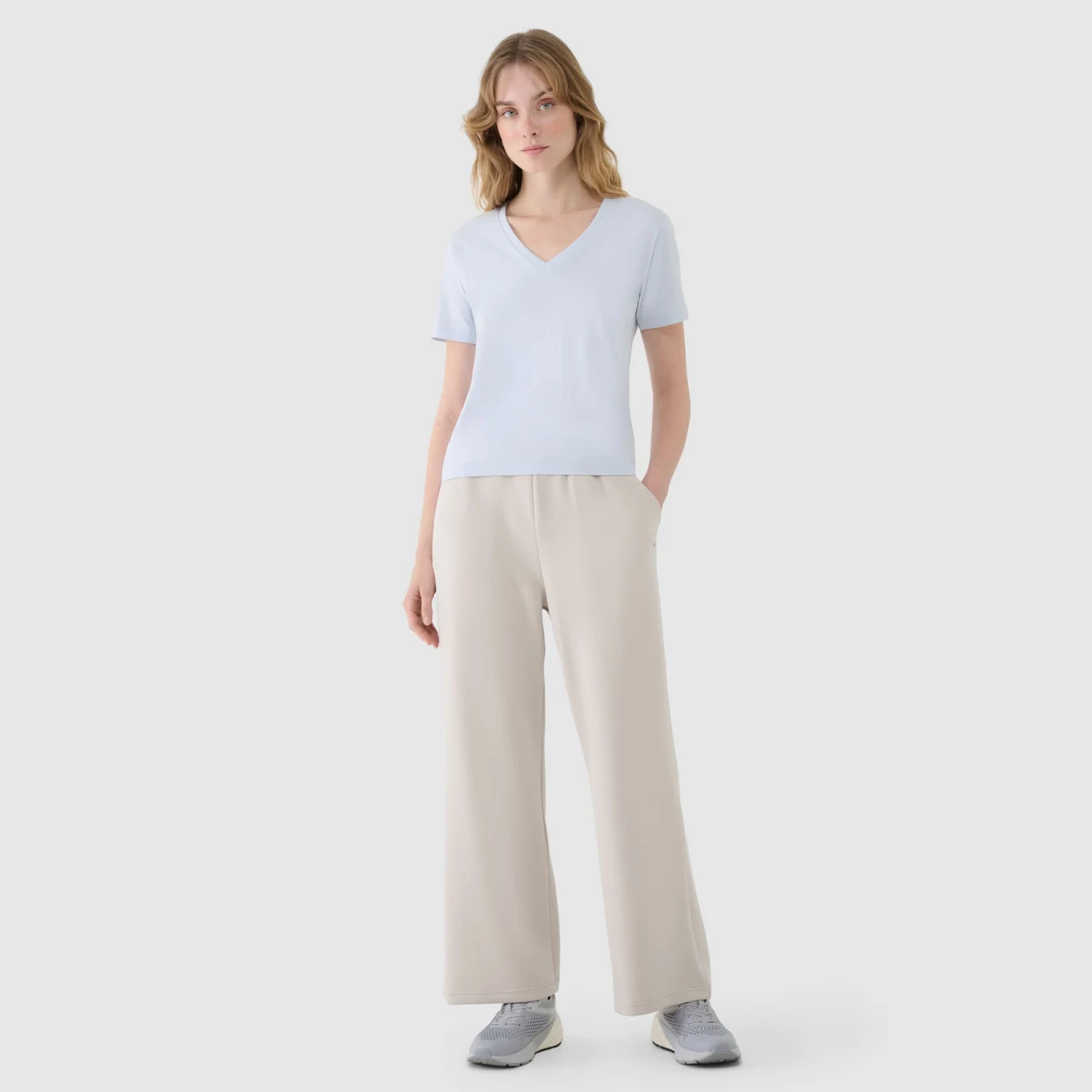 Dámske oversize tričko s modalom - modré · záber 2