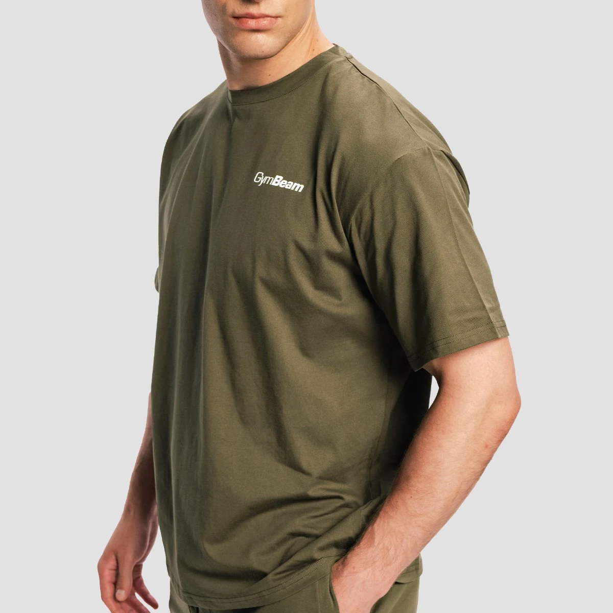 GymBeam Tricou Oversized Limitless Espresso · záber 4