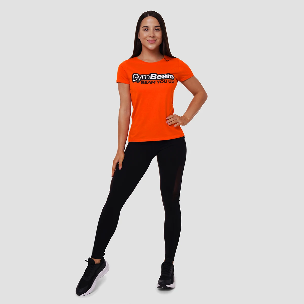 GymBeam Tricou pentru femei Beam Orange · záber 4