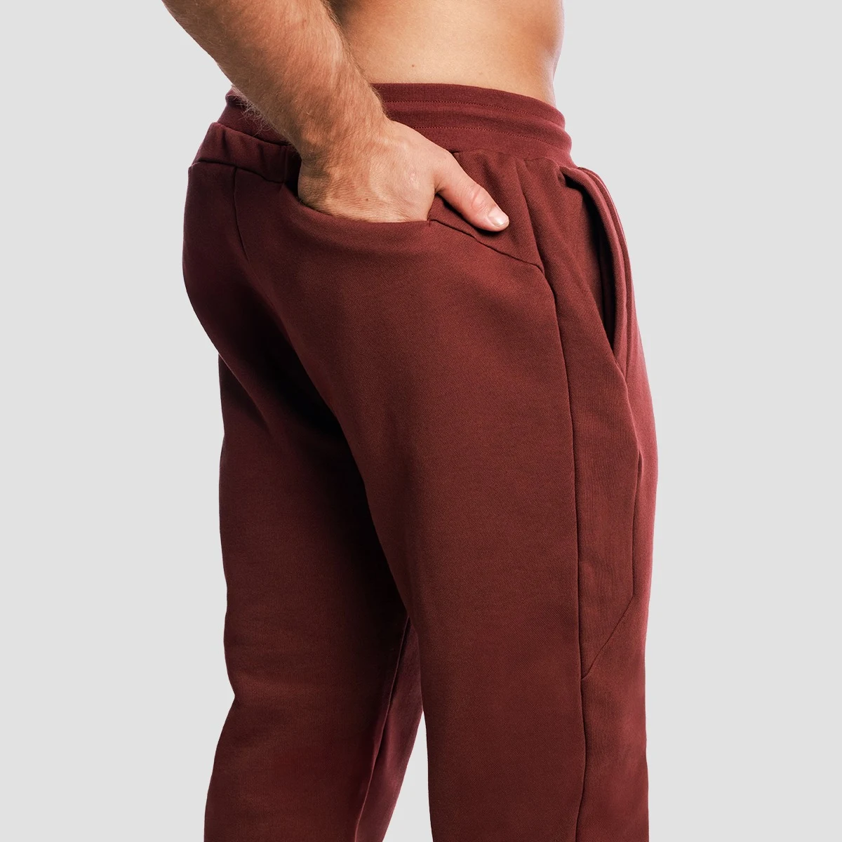 GymBeam Pantaloni sport Base Cherrywood · záber 2