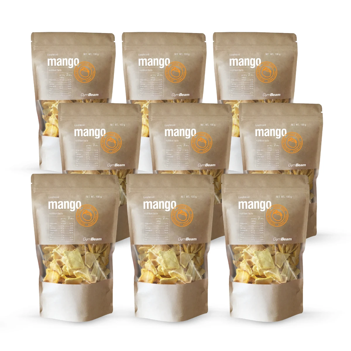 GymBeam Mango liofilizat · záber 1