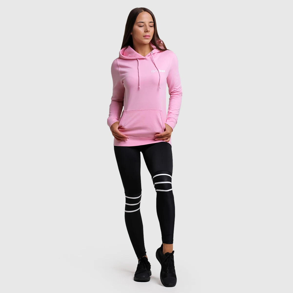 GymBeam Hanorac pentru femei PRO Hoodie Baby pink · záber 3