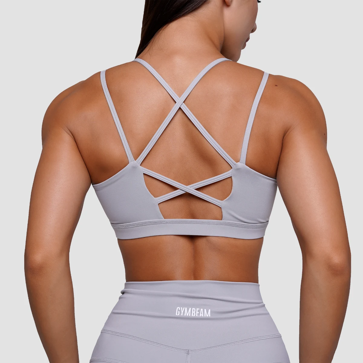 GymBeam Sutien sport FIT Mist Grey · záber 4