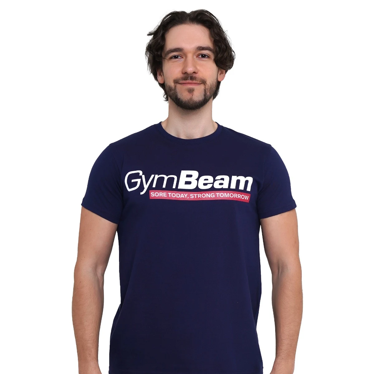 GymBeam Tricou Strong Tomorrow Navy Blue · záber 5