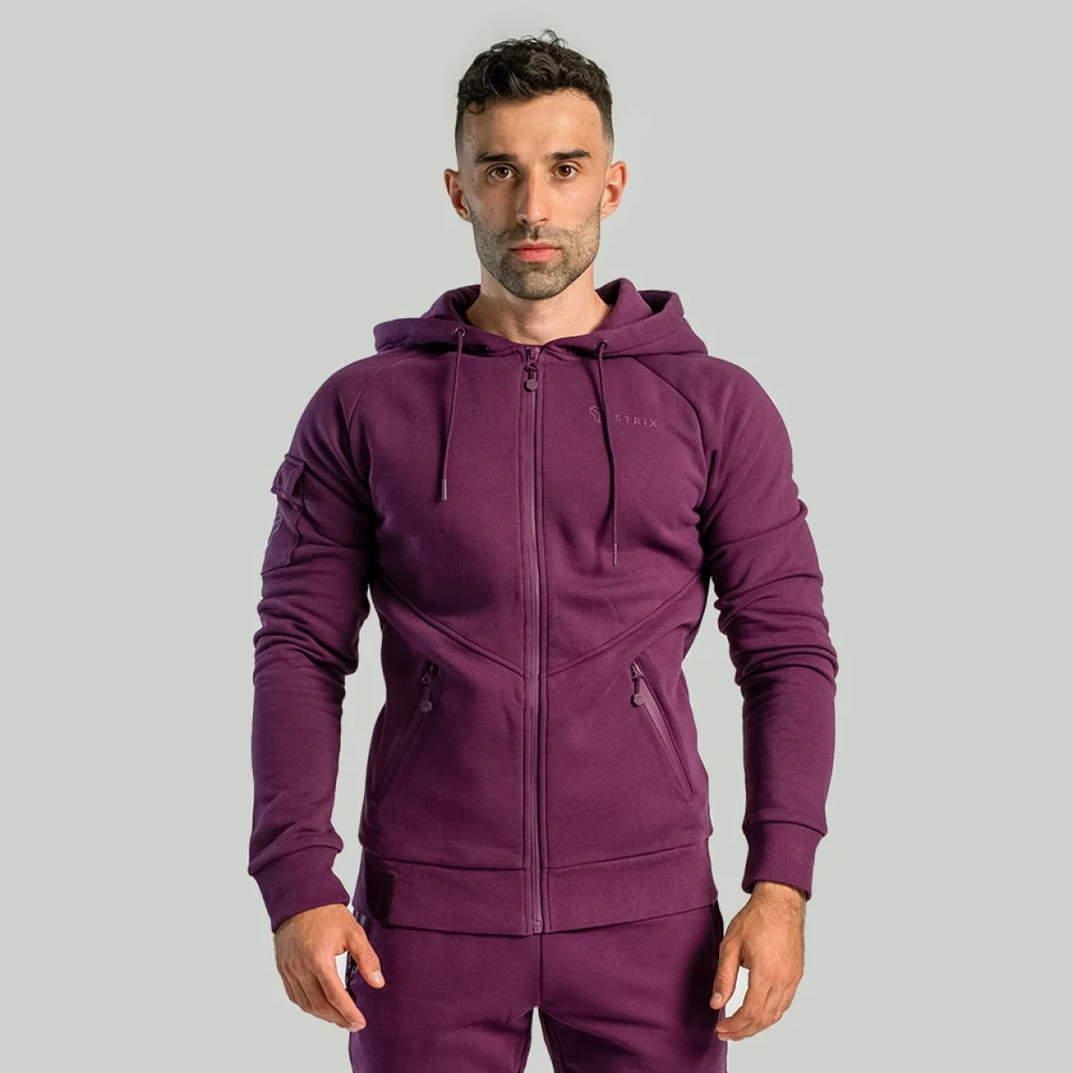 STRIX Hanorac cu fermoar Nova Plum · záber 1
