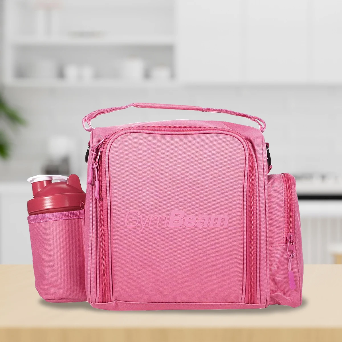 GymBeam Geantă pentru alimente FIT Prep Navy Blue · záber 6