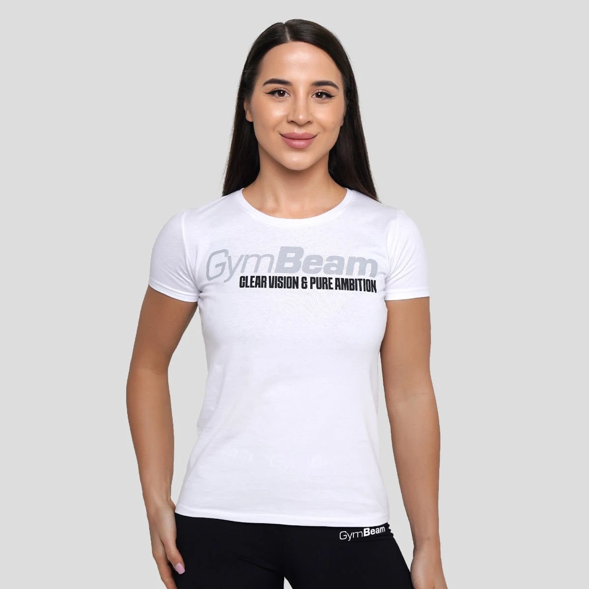 GymBeam Tricou pentru femei Pure Ambition White · záber 1