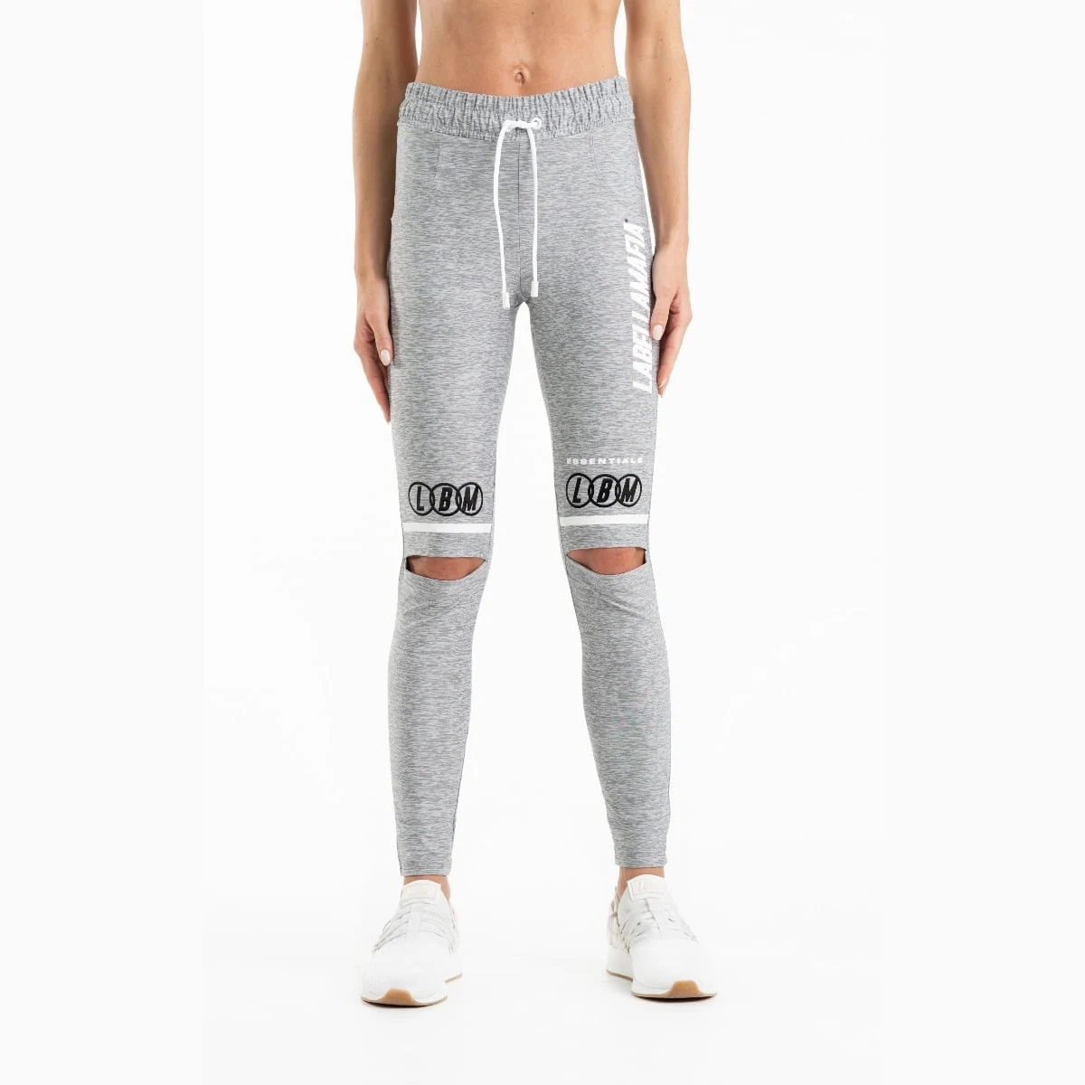 LABELLAMAFIA Pantaloni sport pentru femei Essentials Grey · záber 1