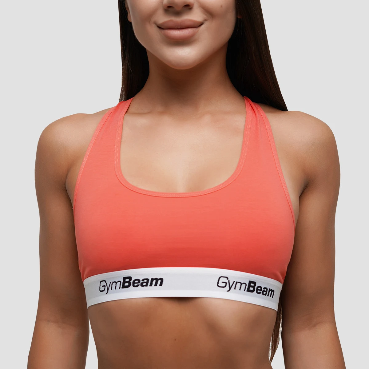 GymBeam Sutien Bralette Strawberry Red · záber 2