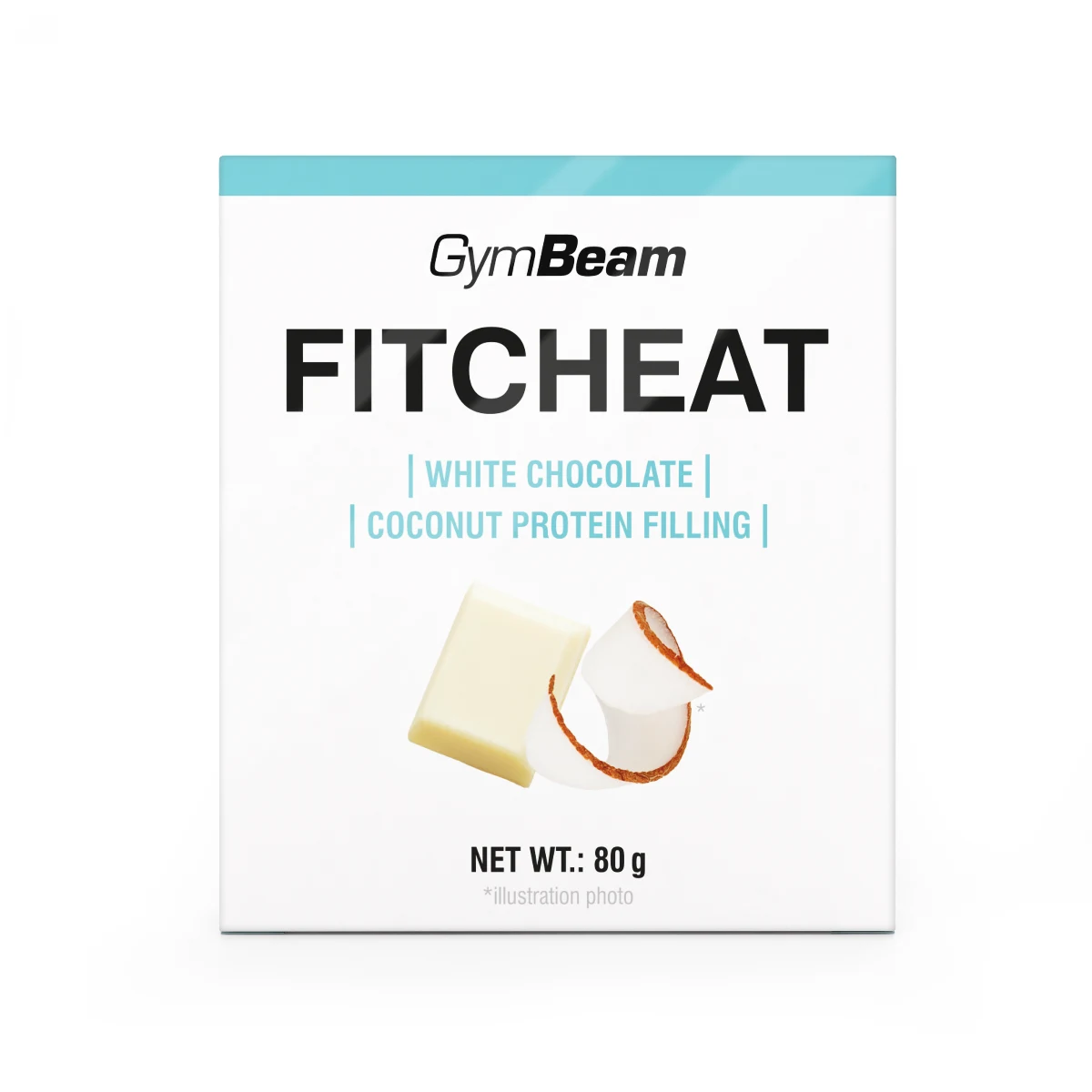 Gymbeam Ciocolată proteică Fitcheat · záber 2