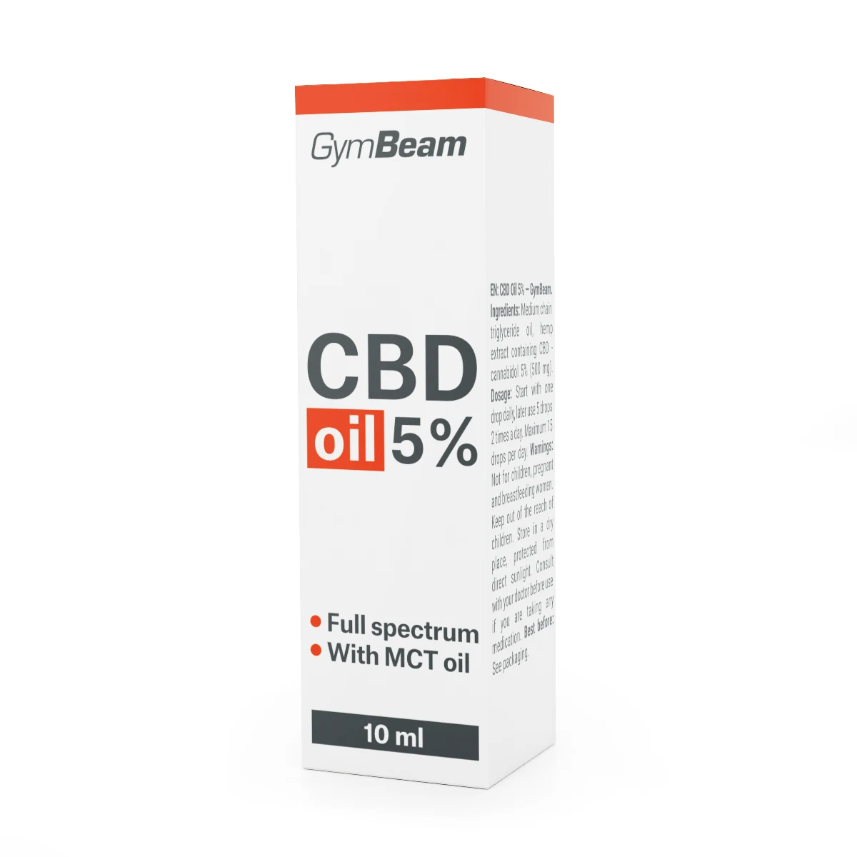 GymBeam Ulei CBD 5% · záber 2