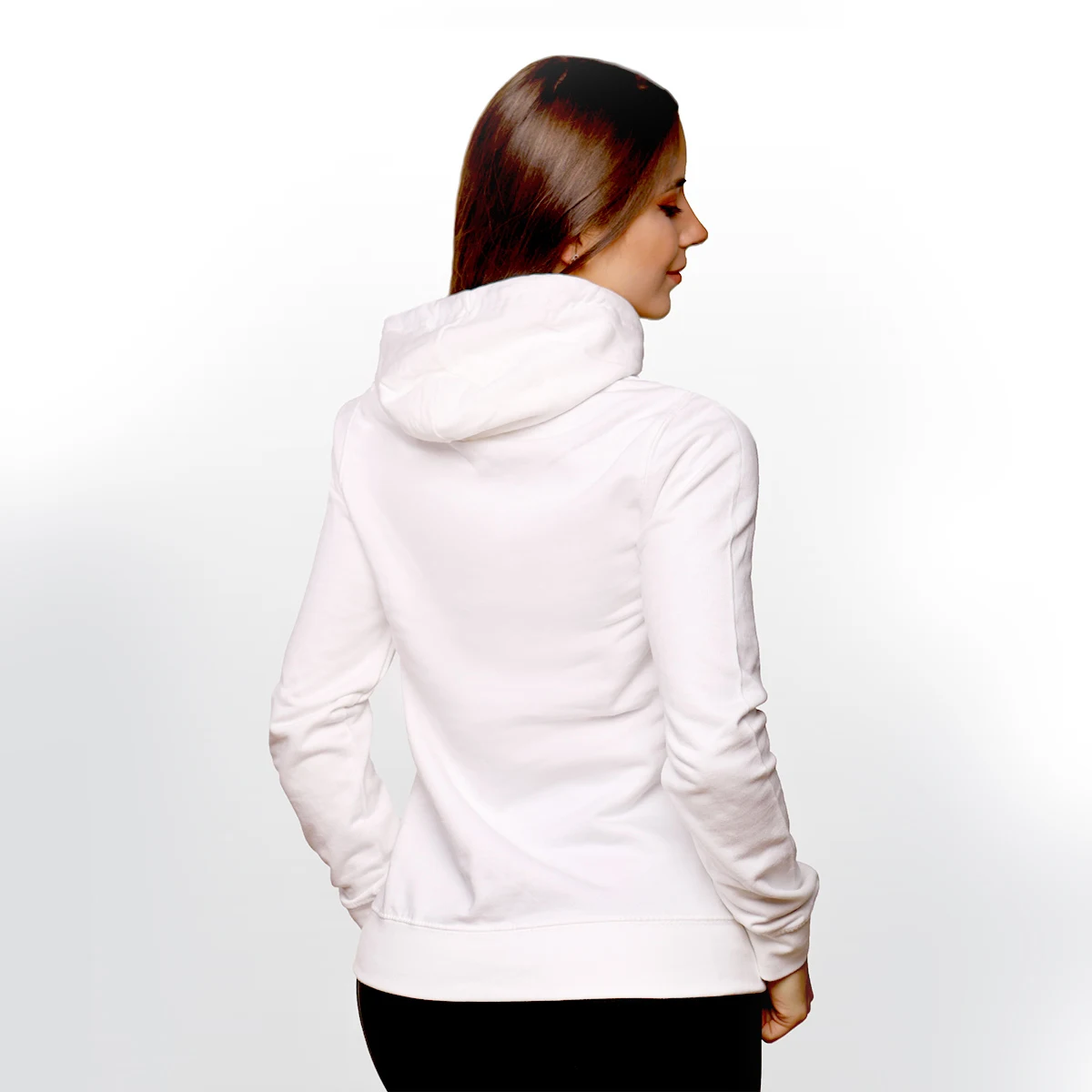 GymBeam Hanorac pentru femei PRO Hoodie White · záber 2