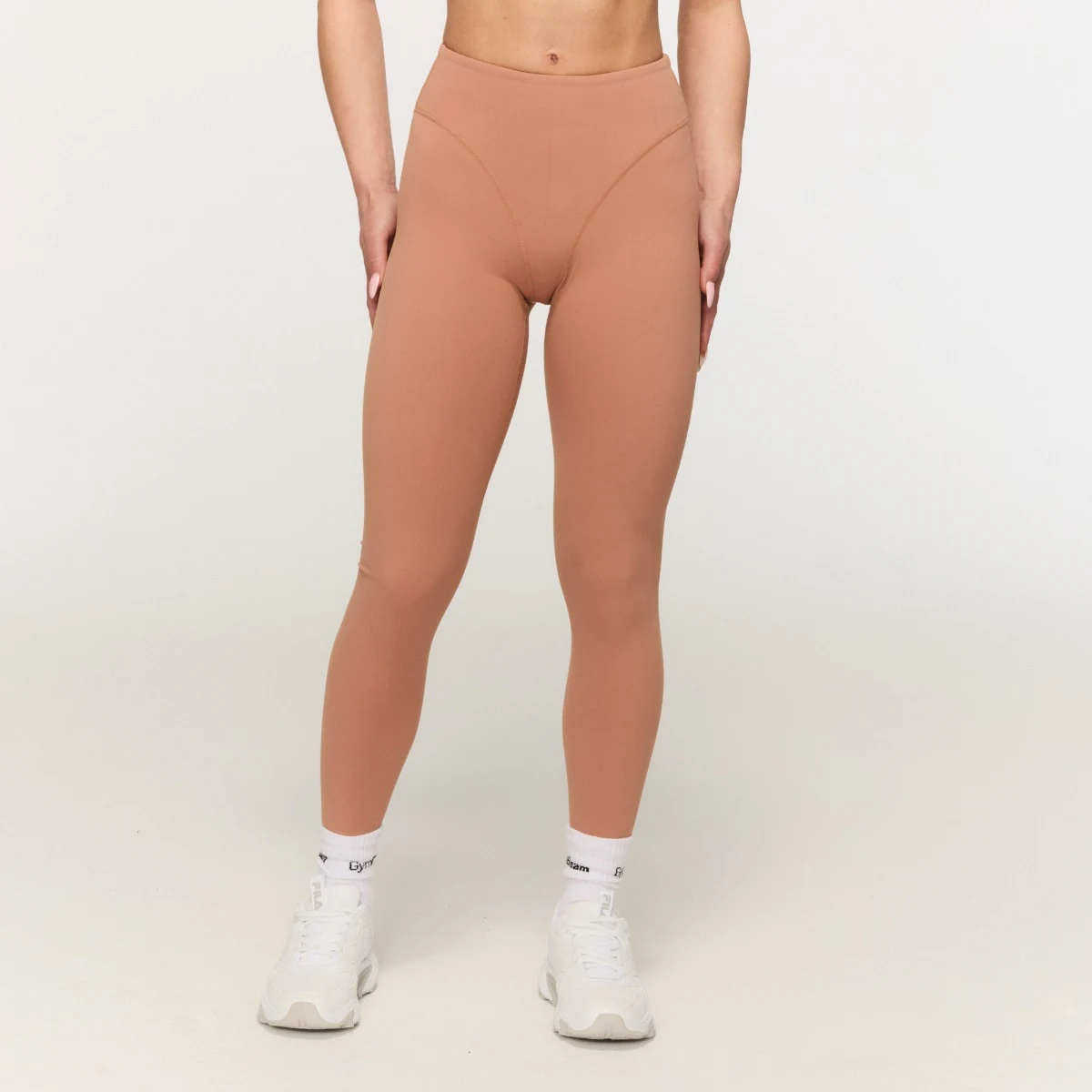 GymBeam Colanți pentru femei Fierce Caramel · záber 2