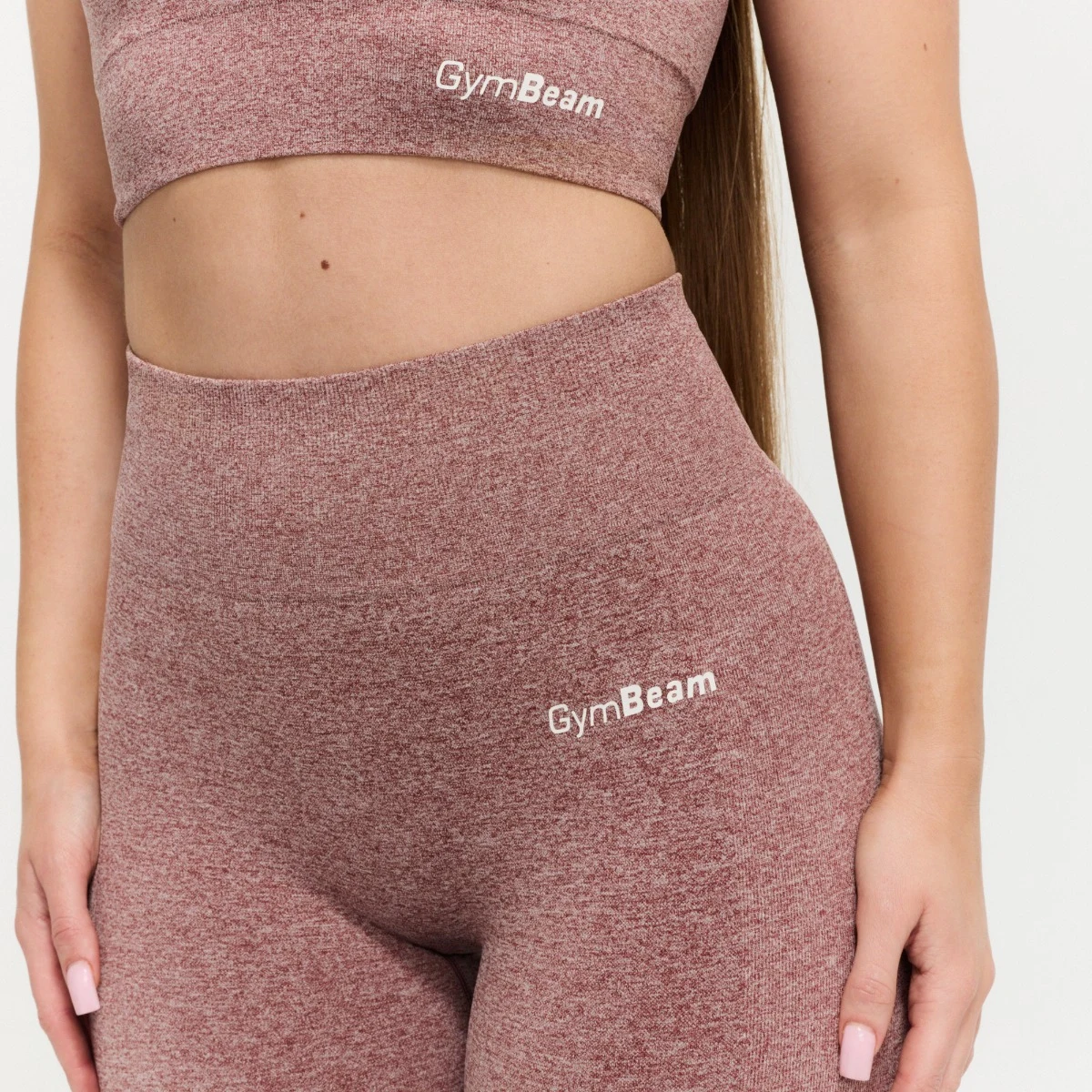 GymBeam Pantaloni scurți pentru femei FLO Mauve · záber 2