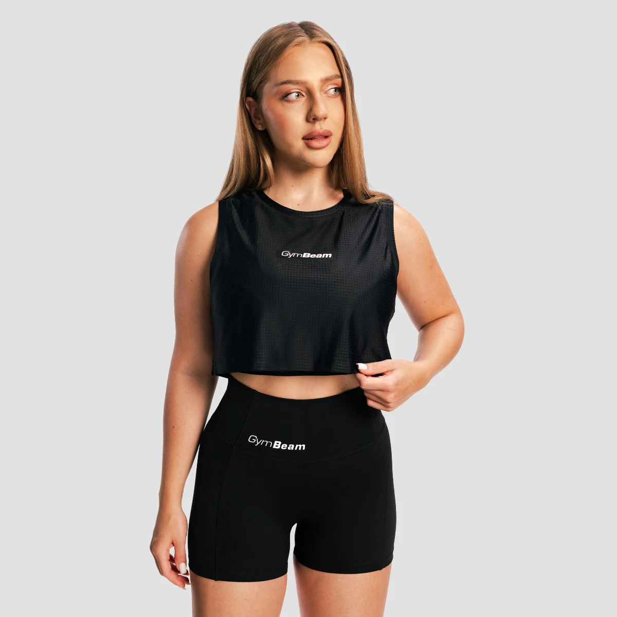 GymBeam Top pentru femei Combat Black · záber 4