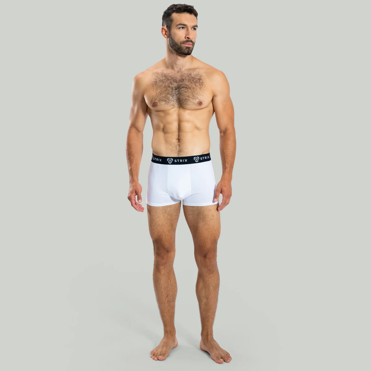 STRIX Boxeri pentru bărbați Essential Trunks 2Pack White · záber 5