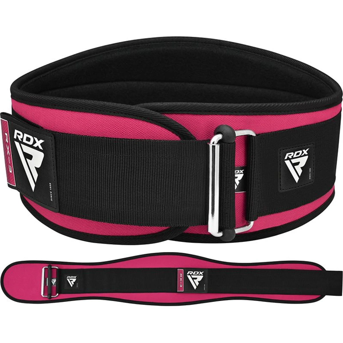 RDX Sports Centură fitness pentru femei RX3 Pink - Mărime: S | Culoare: viacfarebná | Pohlavie: Femei | Vek: Adulți | Greutate: 0,297 g | Pachet: 35 · záber 5