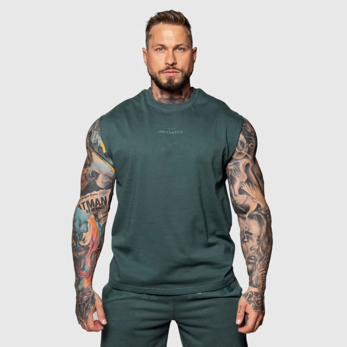Maiou Iron Aesthetics Muscle Tee, verde · záber 1