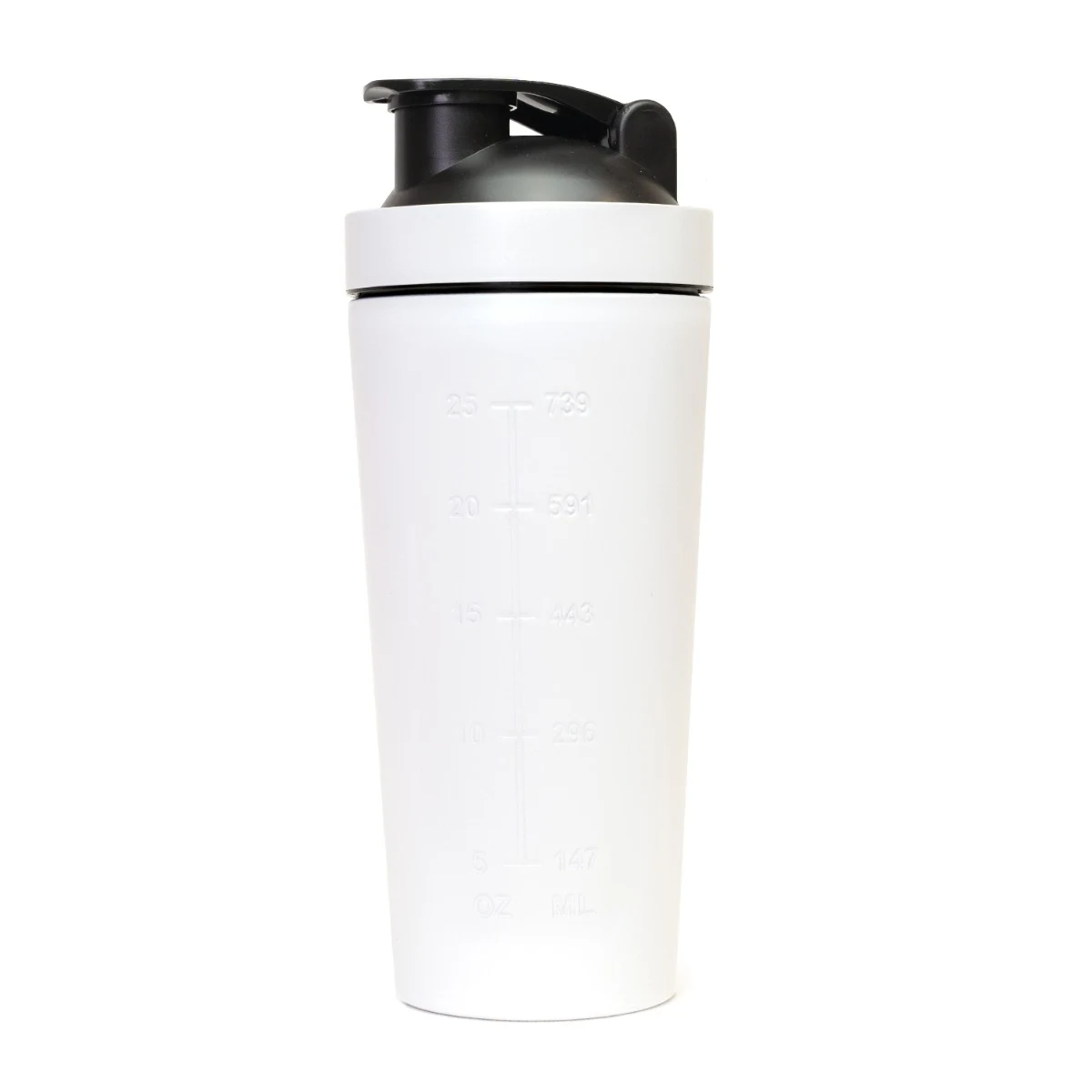GymBeam Shaker Steel White 750 ml · záber 3