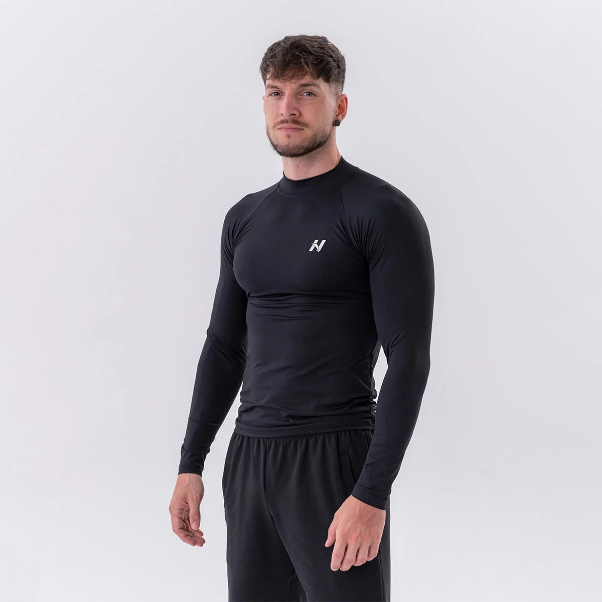 NEBBIA Tricou pentru bărbați Long-Sleeve Active Grey · záber 7
