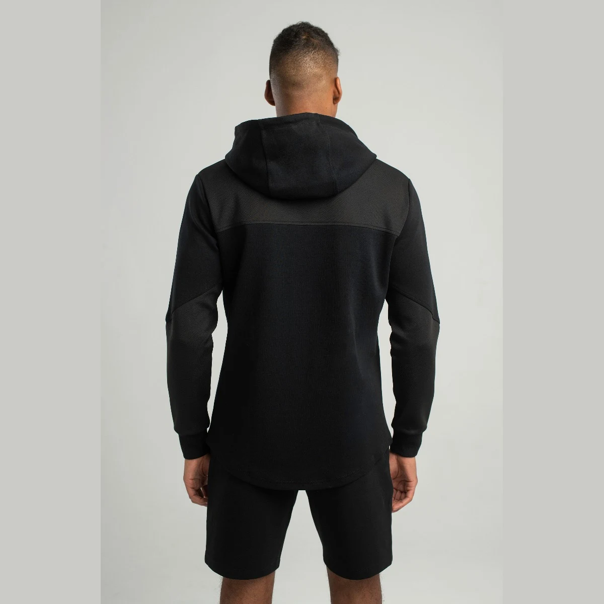 STRIX Hanorac Essential Zip Up Hoodie Black · záber 3