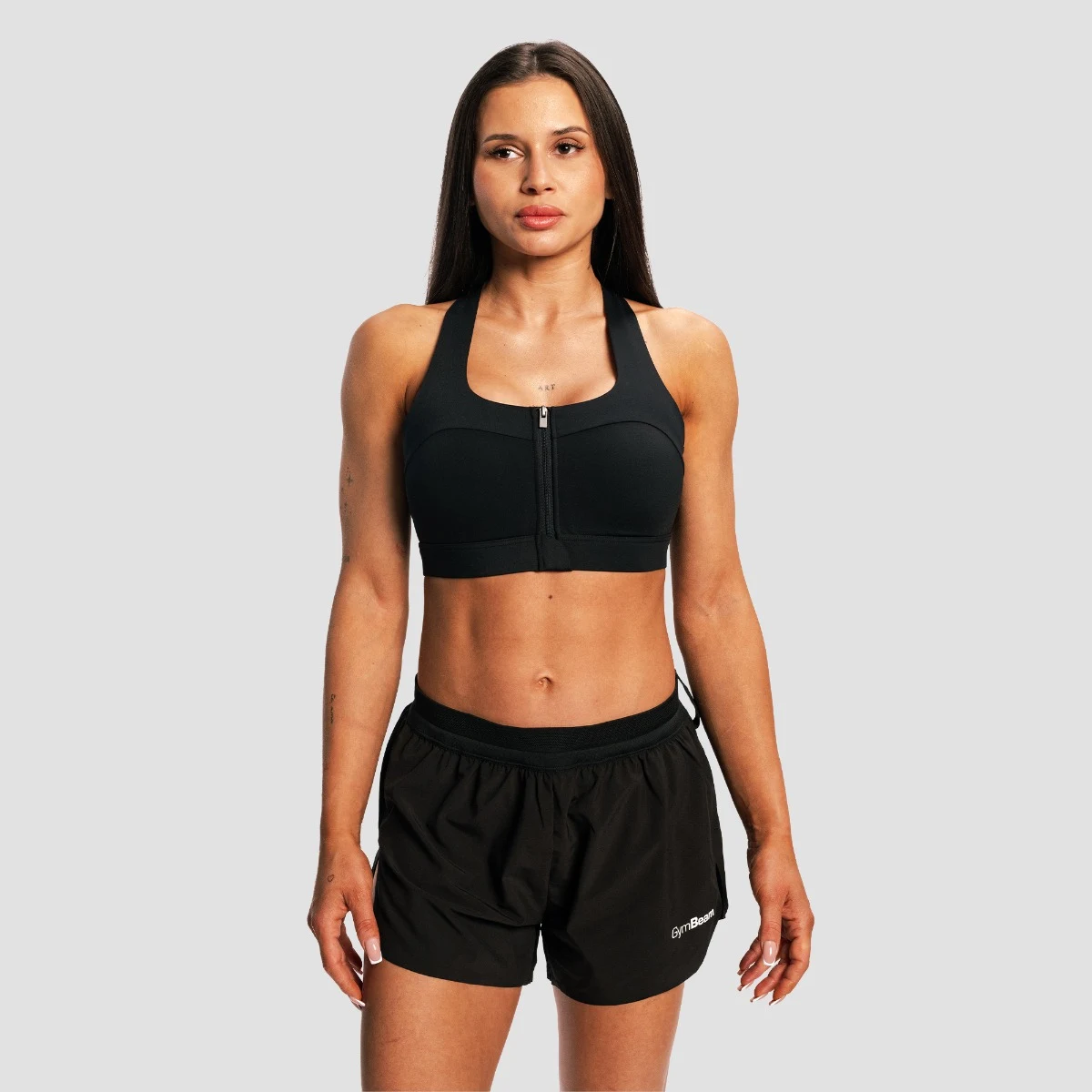 GymBeam Pantaloni scurți de alergare pentru femei Pulse X Black · záber 3